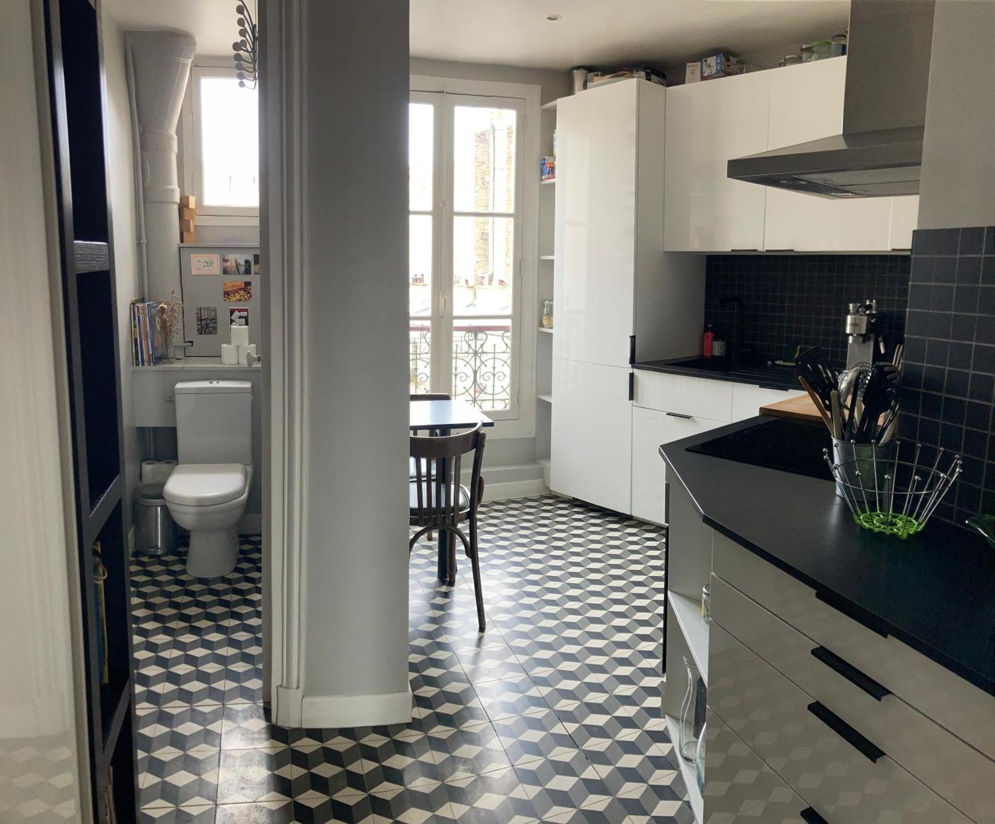54m2 Quartier Jourdain 75020 Etage 5 Sans Ascenseur Apartment *
